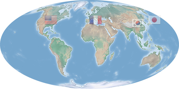 world map